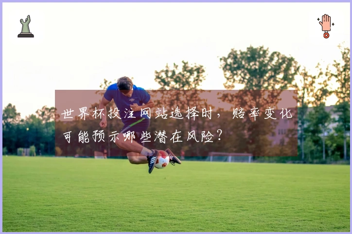 世界杯投注网站选择时，赔率变化可能预示哪些潜在风险？